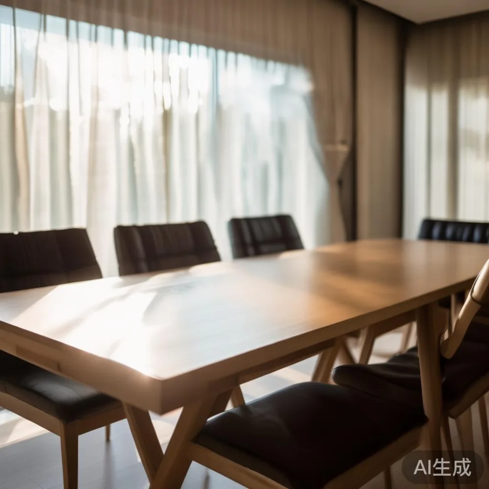 싱가포르 HDB 거실, 어떤 사이즈의 식탁이 맞을까? 엘리베이터부터 설치까지 한국 가구 배송 기준 정리 — in a sunlit Singapore HDB living room, morning l