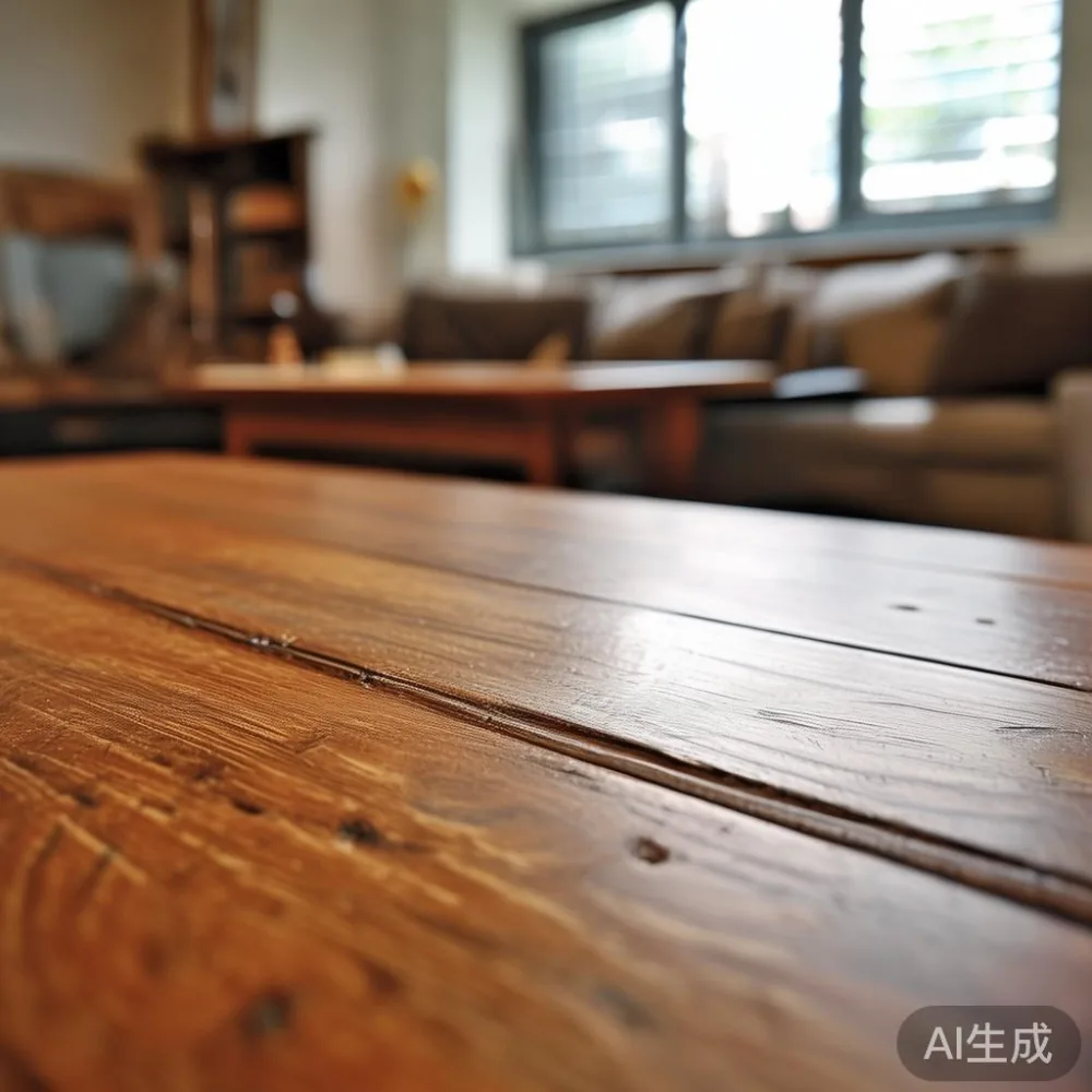 싱가포르 HDB 거실, 어떤 사이즈의 식탁이 맞을까? 엘리베이터부터 설치까지 한국 가구 배송 기준 정리 — close-up of the grain and joinery detail, shallo