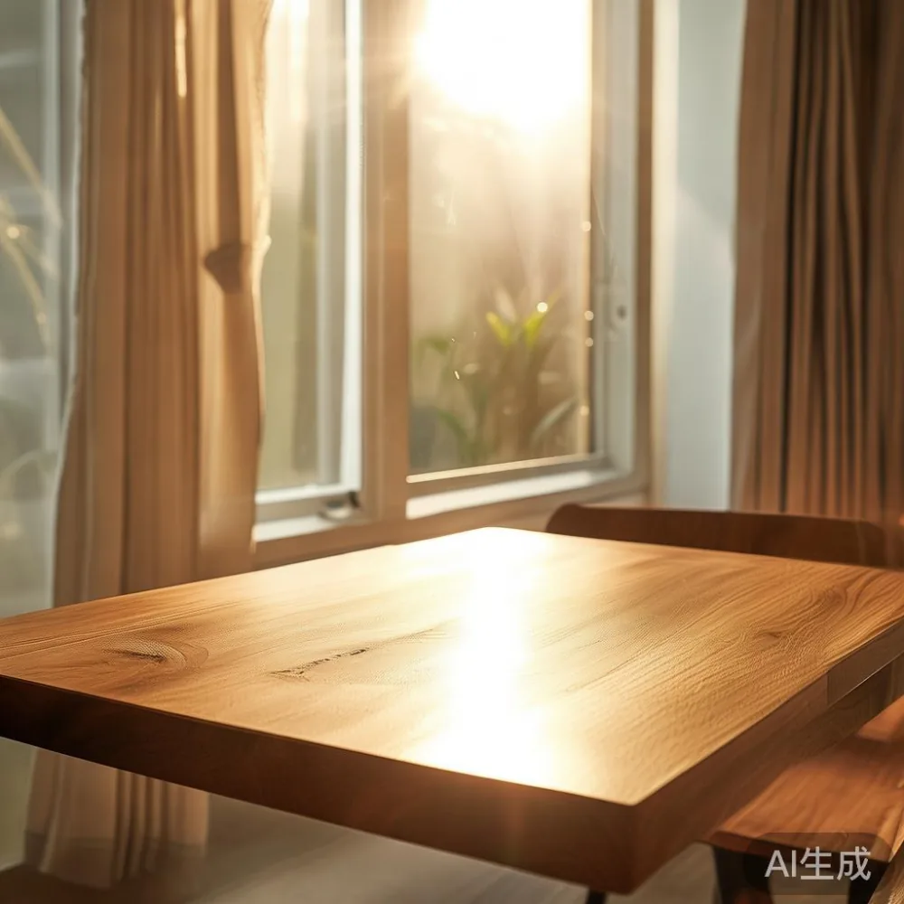 원목 식탁 보증서 읽는 법: 다이닝 테이블 구매 전 반드시 확인해야 할 7가지 — in a sunlit Singapore HDB living room, morning l